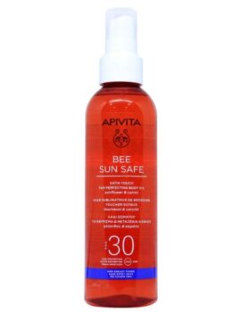 Bee Sun Safe Λάδι Σώματος για Μαύρισμα & Μεταξένια Αίσθηση SPF30