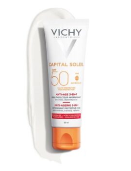 Capital Soleil Anti Age 3 σε 1 Αντηλιακή Κρέμα Προσώπου SPF50